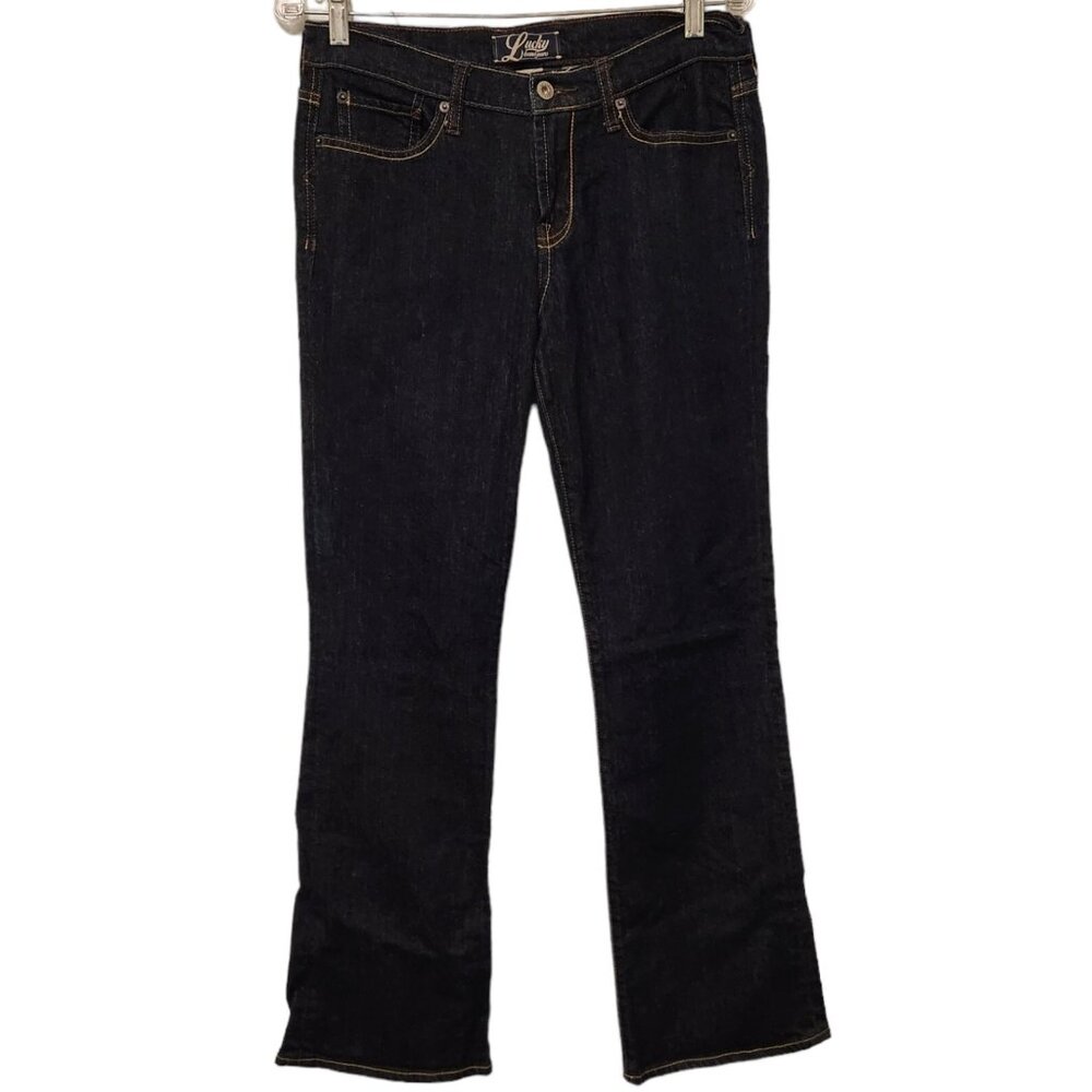 Lucky Brand Jeans Vineland Sweet N Low Blue Denim Bootcut Womens‎ 8/29 EUC